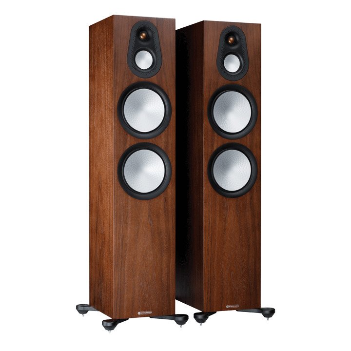 Monitor Audio Silver 500 7G ISO Pair Walnut No Grilles