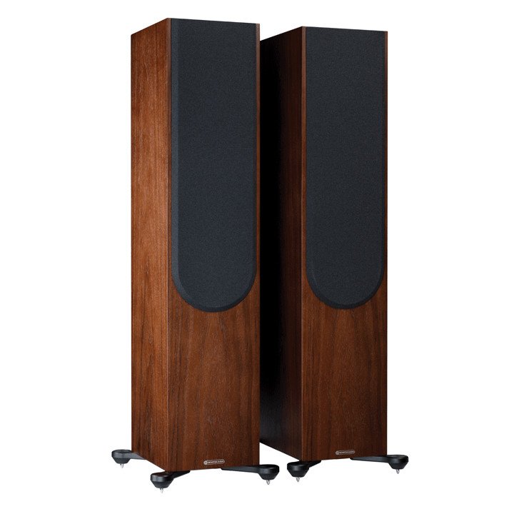 Monitor Audio Silver 500 7G ISO Pair Walnut With Grilles