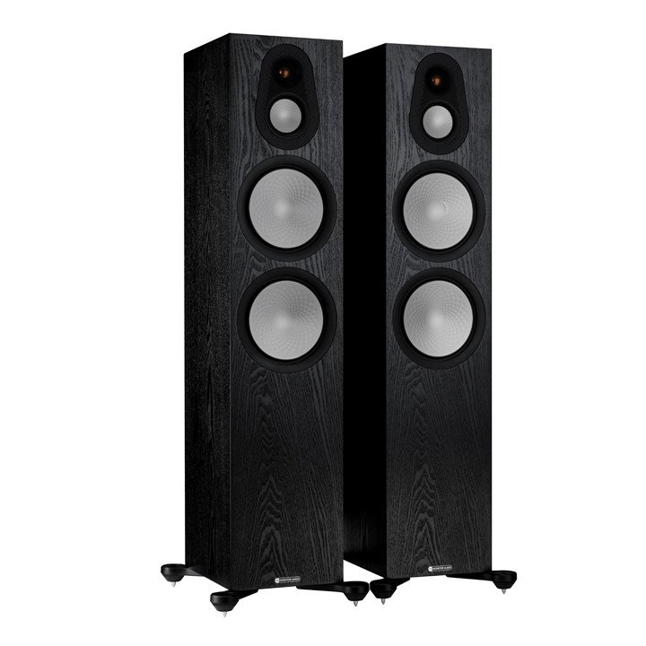 Monitor Audio Silver 500 7G ISO Pair Black Oak No Grilles