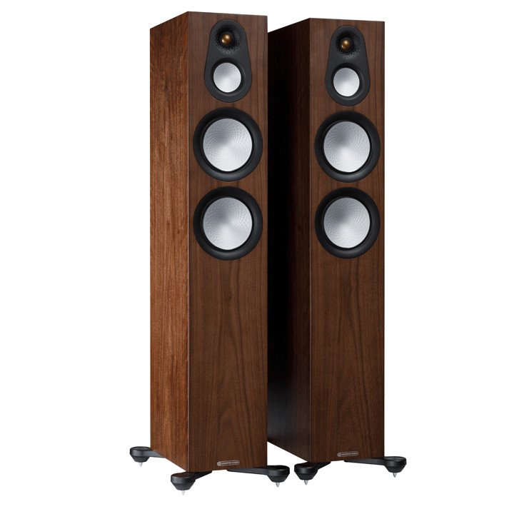 Monitor Audio Silver 300 7G Front ISO No Grilles Walnut