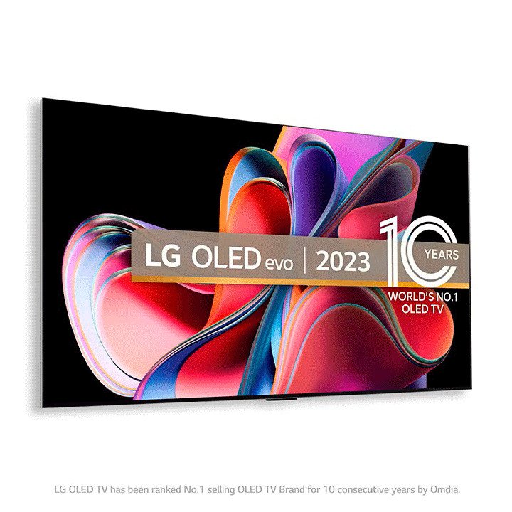 LG OLED evo G3 4K Smart TV Front Angle