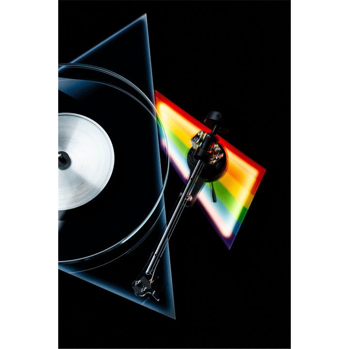 The Dark side of the moon special edition turntable angle