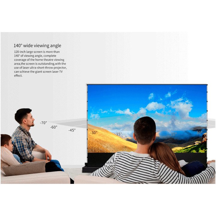 Lift-Up-Tab-Tensioned-16-9-ALR-Projector-Screen Viewing Angle