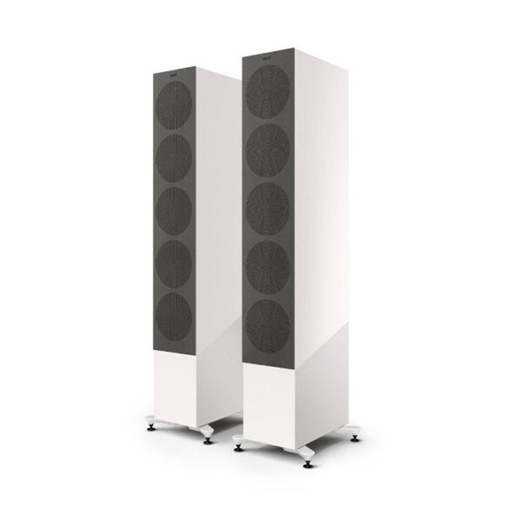 KEF R11 Meta Gloss White Pair With Grilles