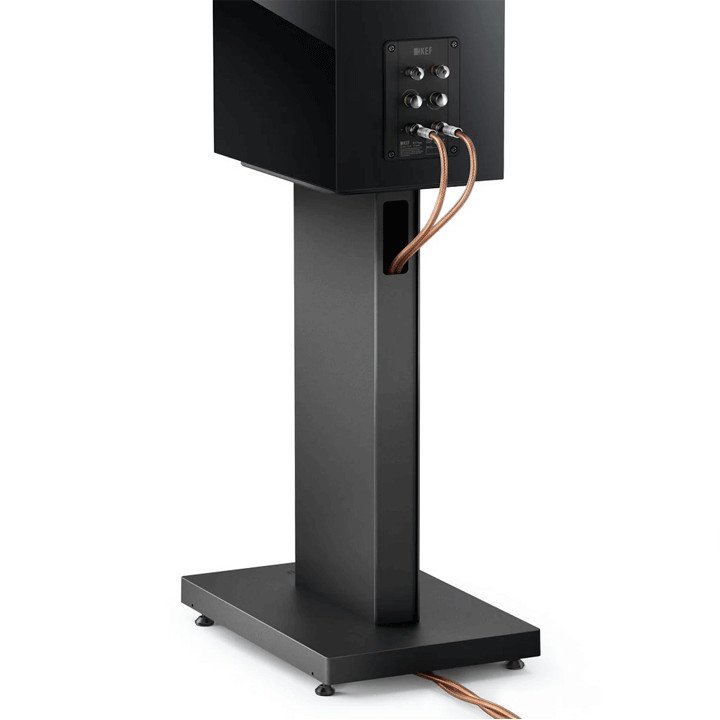 KEF S3 Speaker Stands (Black) With Cable Routing