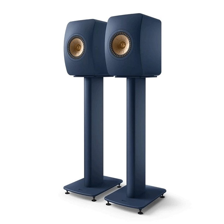 Indigo Blue KEF S2 Speakers with matching Stands