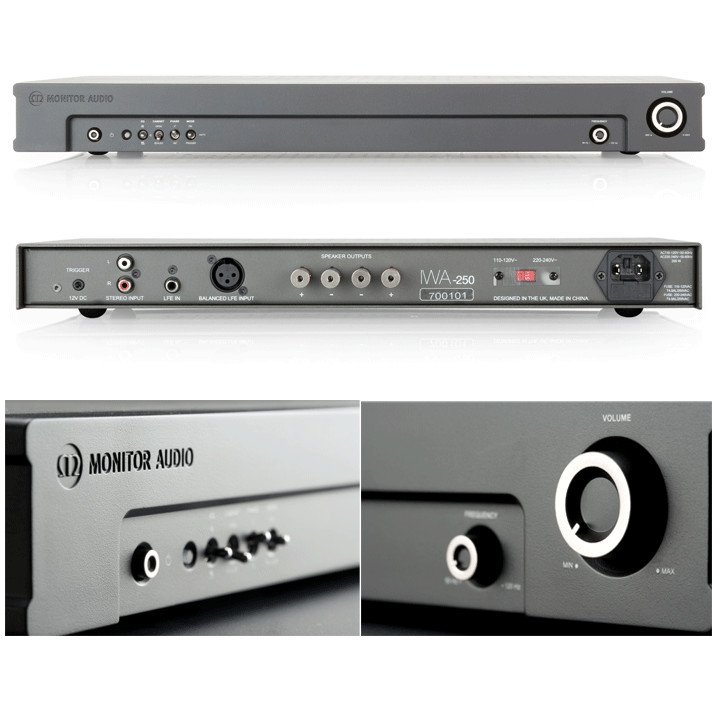 Monitor Audio In-Wall Sub Woofer Bundle IWA-250 Dedicated Amplifier