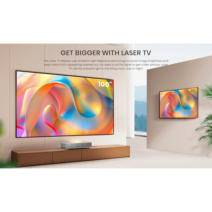 Hisense Laser TV L100L5H Get Bigger with Laser TV