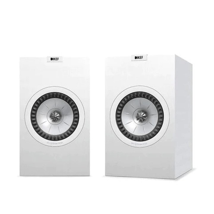 KEF Q350 Bookshelf Speakers (White)