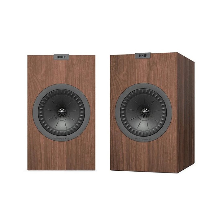 KEF Q150 Bookshelf Speakers Pair Walnut