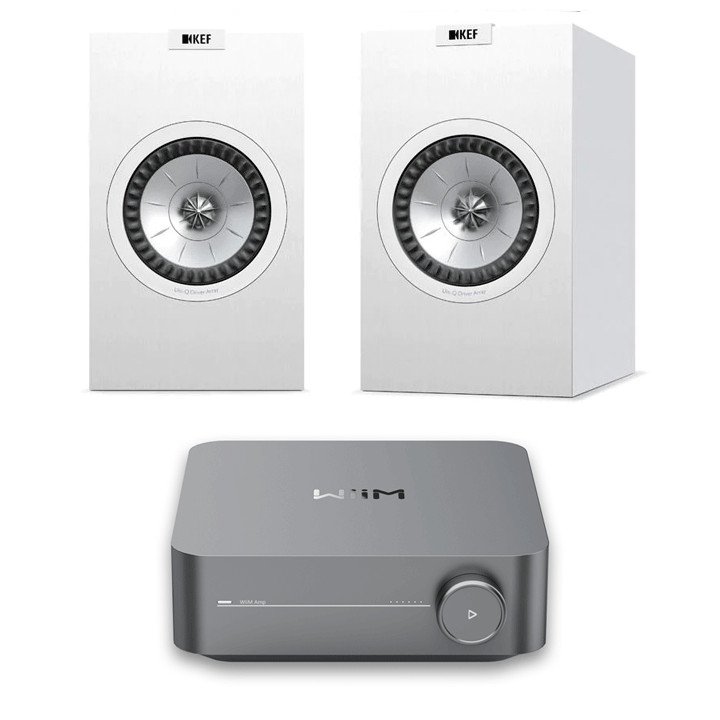 WiiM Amp & KEF Q150 White