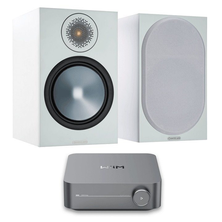 WiiM Amp & MA Bronze 100 White