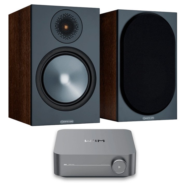 WiiM Amp & MA Bronze 100 Walnut