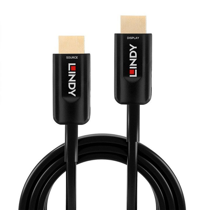 Lindy Fibre Optic Hybrid Ultra High Speed HDMI Cable Top