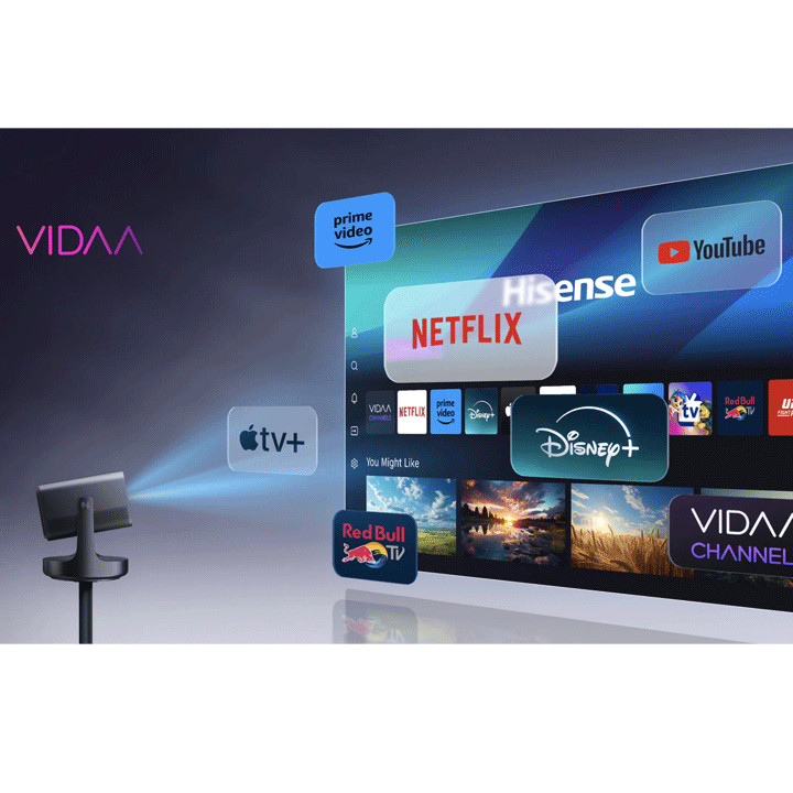 Hisense C2TUK Ultra Streaming and TV Services Built In