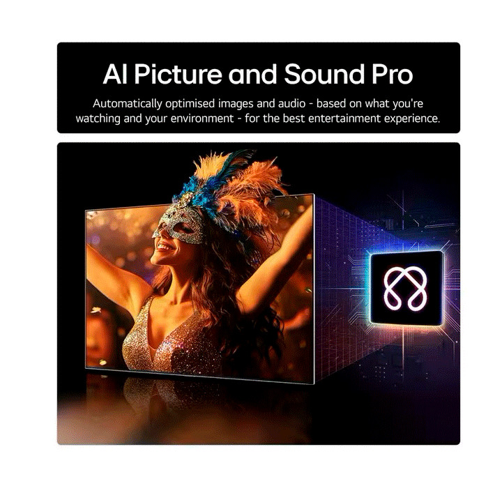 LG OLED83G54LW AI Picture and Sound