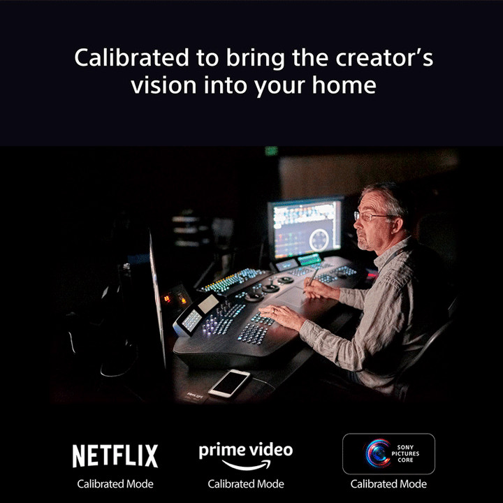 Sony K65XR80U Calibrated for Streaming Services