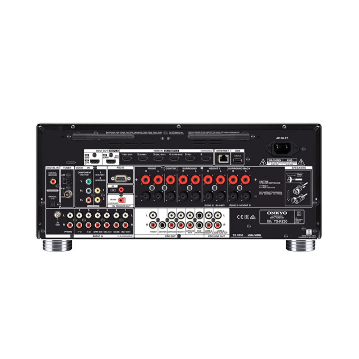 ONKYO TX-RZ50 AVR Black Back