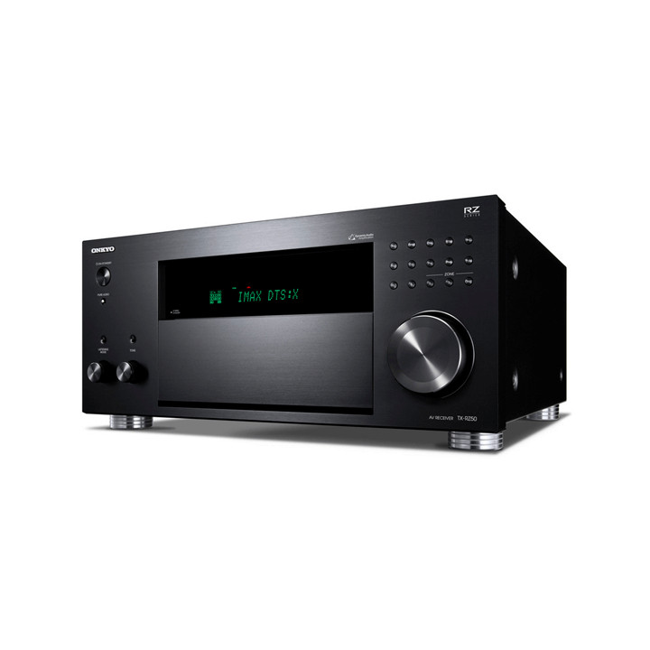 ONKYO TX-RZ50 AVR Black Front ISO Right