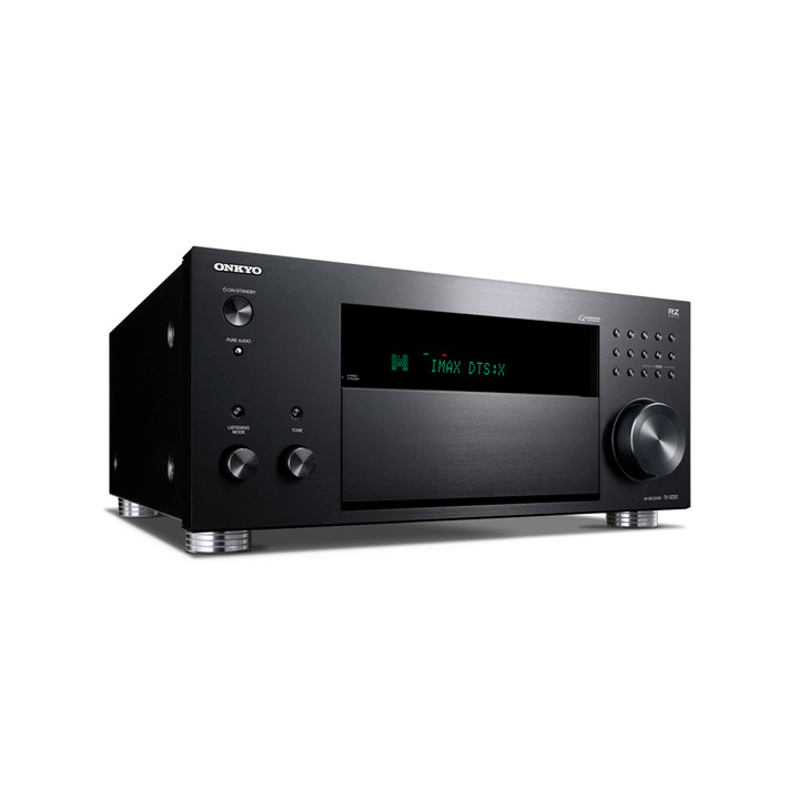 ONKYO TX-RZ50 AVR Black Front ISO Left