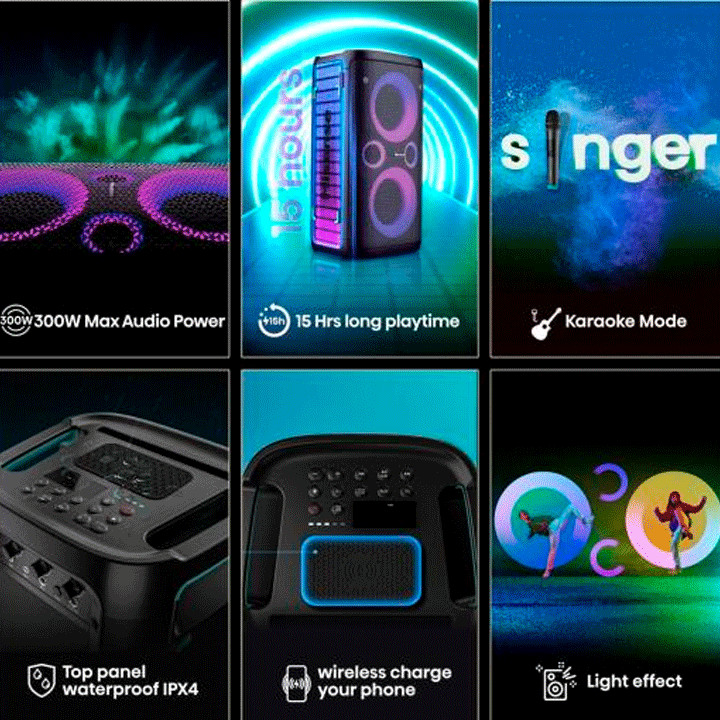 Hisense Party Storm Speaker Features