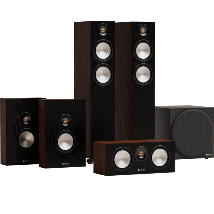 Monitor Audio Bronze 300 5.1 AV System Walnut