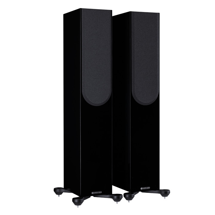 Monitor Audio Silver 200 7G Gloss Black Pair With Grilles