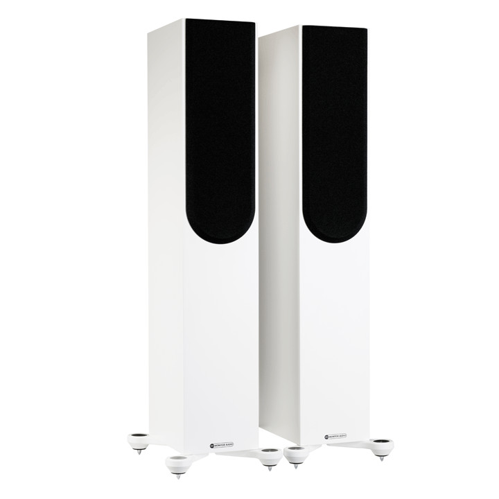 Monitor Audio Silver 200 7G Satin White Pair with Grilles