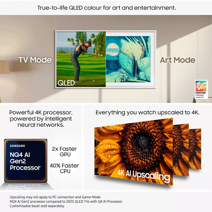 Samsung 2025 The Frame True to Life QLED