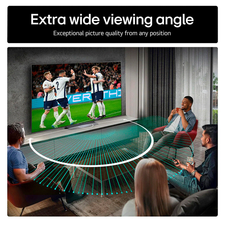 LG 77 OLED77C64LA Extra Wide Viewing Angle