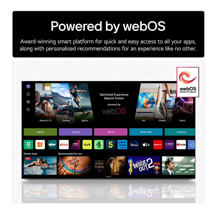 LG 100QNED86A6 Powered by WebOS
