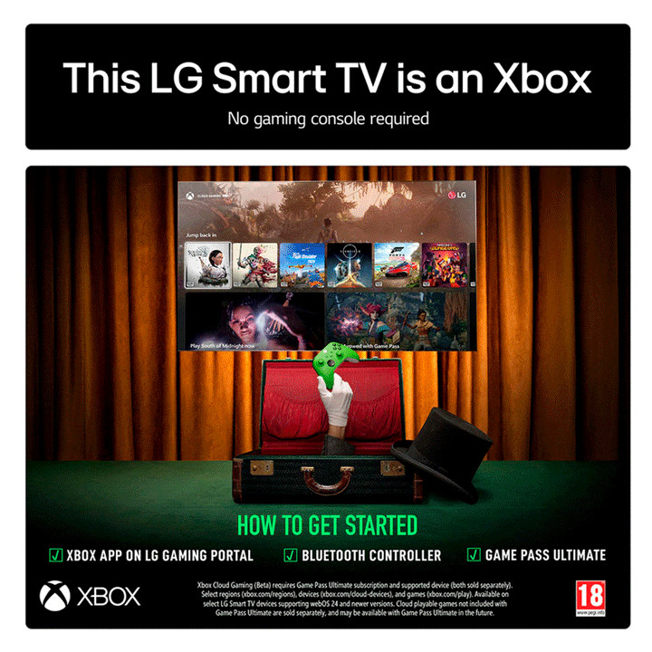 LG 100QNED86A6 Xbox